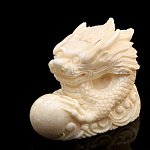  Скульптура "Дракон" бивень моржа