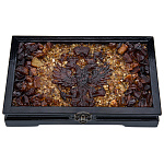 00609051 ГЕРБ  Янтарь Сувенир "ДОМИНО"  в коробке