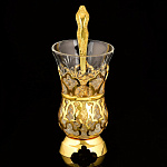 0049579/ 9631 Златоуст Подстаканник с ложкой