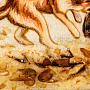 Картина янтарная "Охота на медведя" 30х40 см, фотография 4. Интернет-магазин ЛАВКА ПОДАРКОВ