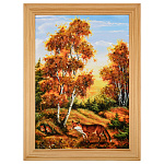 0076419-18*24 (15*21)см ПАННО настенной ПЕЙЗАЖ №10 (янтарная крошка)