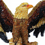 Скульптура "Орел" с янтарной крошкой, фотография 4. Интернет-магазин ЛАВКА ПОДАРКОВ