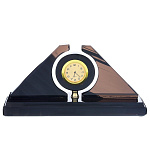 0012400 Обсидиан ЧАСЫ АРКА НАСТОЛЬНЫЕ 20*10см