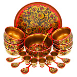 0021740 Хохлома Набор для супа  21пр.(в/кат) 63760000021