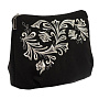 Косметичка с вышивкой "Морозный узор". Черная, фотография 1. Интернет-магазин ЛАВКА ПОДАРКОВ