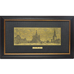 00219803/27*55/СЕРЕБРЕНИЕ Офорт черно-белый  "Старая Москва. Красная площадь"  