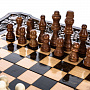 Шахматы-шашки-нарды 3 в 1 "Изобилие" 40х40 см, фотография 2. Интернет-магазин ЛАВКА ПОДАРКОВ
