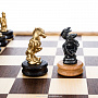 Шахматы деревянные с металлическими фигурами "Сказка", фотография 6. Интернет-магазин ЛАВКА ПОДАРКОВ