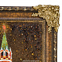 Картина янтарная "Спасская башня ночью" 60х40 см, фотография 4. Интернет-магазин ЛАВКА ПОДАРКОВ