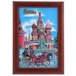 0056577 ПЛАКЕТКА В БАГЕТЕ, СЮЖЕТ В АССОРТИМЕНТЕ  (без упаковки)