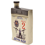 0034376 Гжель Штоф "Календарь. День ВДВ" с изображением