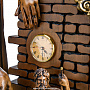 Деревянные резные часы "Римская империя". Высота 125 см, фотография 3. Интернет-магазин ЛАВКА ПОДАРКОВ