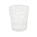 0038488 СТОПКА М-52734  граненая "ЕКАТЕРИНА II/ПЕТР I/ГЕРБ" с гравировкой  5,5*4,5см