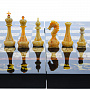 Шахматы с инкрустацией и фигурами из янтаря "Классика" 56х56 см, фотография 2. Интернет-магазин ЛАВКА ПОДАРКОВ