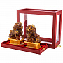 Набор статуэток из янтаря "Небесные львы Будды", фотография 1. Интернет-магазин ЛАВКА ПОДАРКОВ