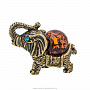 Статуэтка с янтарем "Слон", фотография 4. Интернет-магазин ЛАВКА ПОДАРКОВ