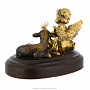 Скульптура бронзовая "Ангел с ягненком", фотография 3. Интернет-магазин ЛАВКА ПОДАРКОВ