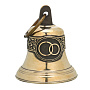 Колокольчик бронзовый "Совет да Любовь", фотография 2. Интернет-магазин ЛАВКА ПОДАРКОВ