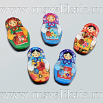 0026896  Сувенир МАГНИТ "МАТРЕШКА" в ассортименте