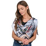 007109011 ПЛАТОК шелк 100% 89*89см ручной подшив в П/У