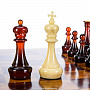 Шахматный ларец из капа с фигурами из янтаря, фотография 6. Интернет-магазин ЛАВКА ПОДАРКОВ