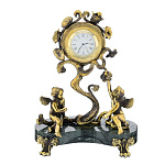 0013920/2703 Нат.камень Часы "Ангелы" Креноид 3591