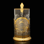 Подстаканник "Охота". Златоуст