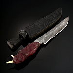 0052643 Оружие сувенирное Нож "Носорог" ,рук-резная, ножны кожа П/У