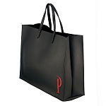 Подарочный пакет из экокожи "Р" 42х32х15 см