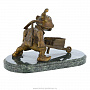 Бронзовая статуэтка "Гном кладоискатель", фотография 3. Интернет-магазин ЛАВКА ПОДАРКОВ