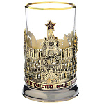 0037952/Э-М/1088-4 Подстаканник "Славься, Отечество..."  ЭМАЛЬ