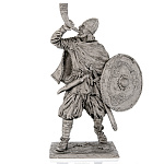 Оловянный солдатик миниатюра "Викинг с рогом"