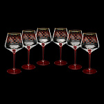 0033993/14.00382.07 ЛФЗ НАБОР ДЛЯ ВОДЫ 6 бокалов 470мл СЕТКА БОРДО