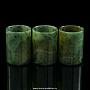 Набор из трех стопок из нефрита. Златоуст, фотография 1. Интернет-магазин ЛАВКА ПОДАРКОВ
