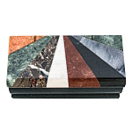 0053728/2003  Нат.камень ШКАТУЛКА 145*75*55 мм