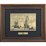  /16,5*21см Офорт черно-белый  "Морской пейзаж" 