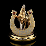 0044841  Нат.камень СУВЕНИР "Подкова на удачу" Яшма (8150)