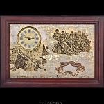 0024566 Златоуст ПЛАКЕТКА "70 ЛЕТ ВЕЛИКОЙ ПОБЕДЫ" позолота в П/У 1006