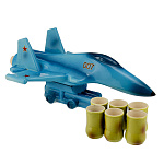 -1л-набор  Фарфор ШТОФ "Истребитель" 1л +РЮМКИ