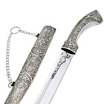 0074726 Оружие сувенирное ЯТАГАН "Янычар"ножны-металл ,мепьхиор