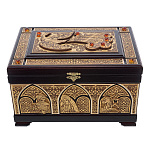 Шкатулка из бересты "Конек-горбунок"