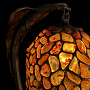Настольная лампа из янтаря и бронзы "Орел", фотография 3. Интернет-магазин ЛАВКА ПОДАРКОВ