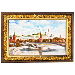 Картина янтарная "Кремлевский мост" 24х15 см