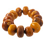 Браслет из натурального янтаря "Древний", фотография 2. Интернет-магазин ЛАВКА ПОДАРКОВ
