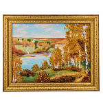 Картина янтарная "Ясный день" 30х40 см