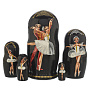 Матрешка "Балет" 5 мест, фотография 1. Интернет-магазин ЛАВКА ПОДАРКОВ