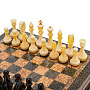 Шахматы из карельской березы с янтарными фигурами 38х38 см, фотография 8. Интернет-магазин ЛАВКА ПОДАРКОВ