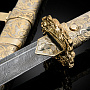 Катана сувенирная "Золотой дракон", фотография 4. Интернет-магазин ЛАВКА ПОДАРКОВ