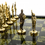 Шахматы из камня с бронзовыми фигурами "Русские" 32х32 см, фотография 5. Интернет-магазин ЛАВКА ПОДАРКОВ