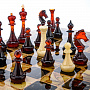 Шахматный ларец из карельской березы с янтарными фигурами, фотография 5. Интернет-магазин ЛАВКА ПОДАРКОВ